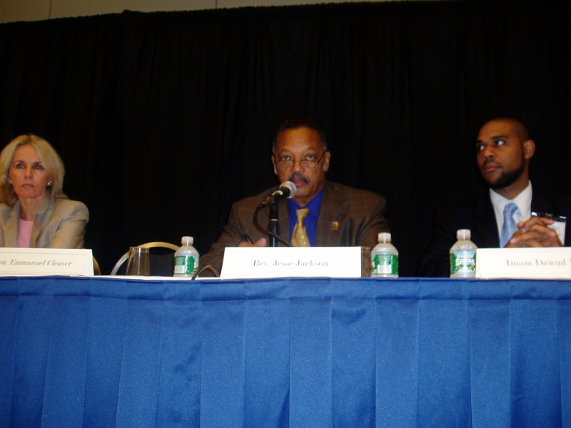 On panel with Rev. Jesse Jackson